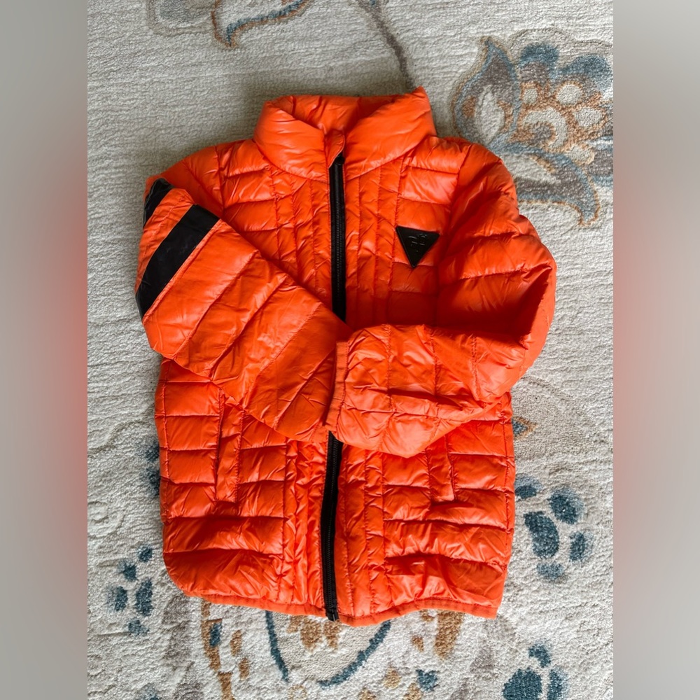 Giordano Junior orange puffy jacket 100 size T4
